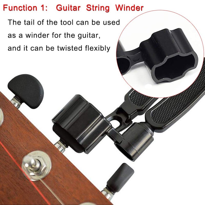 CJRSLRB 3Pack Guitar String Winder Guitar String Cutter and Bridge Pin Puller, 3 in 1 Guitar Tool Guitar Accessories - Image 4